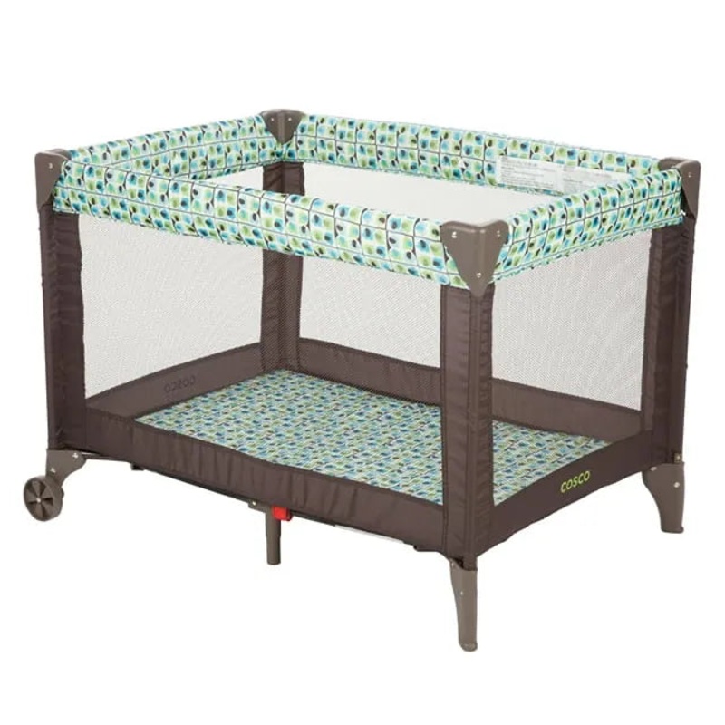Funsport Portable Compact Baby Play Yard – Elephant Squares