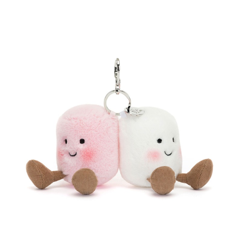 Jellycat Amuseable Pair Of Marshmallows Bag Charm