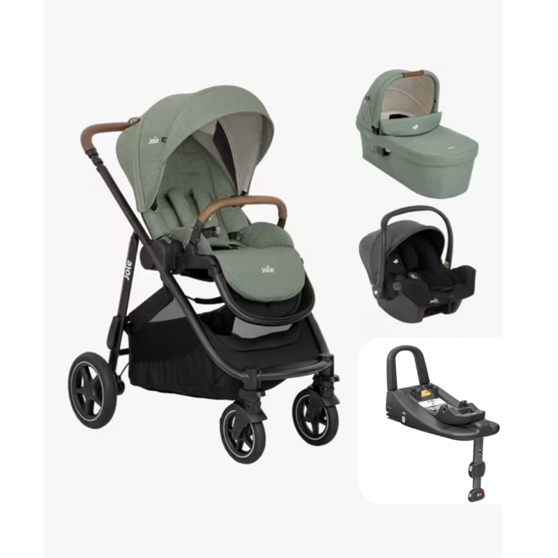 Joie Versatrax Travel System – iSnug2 & Advance Base – Laurel