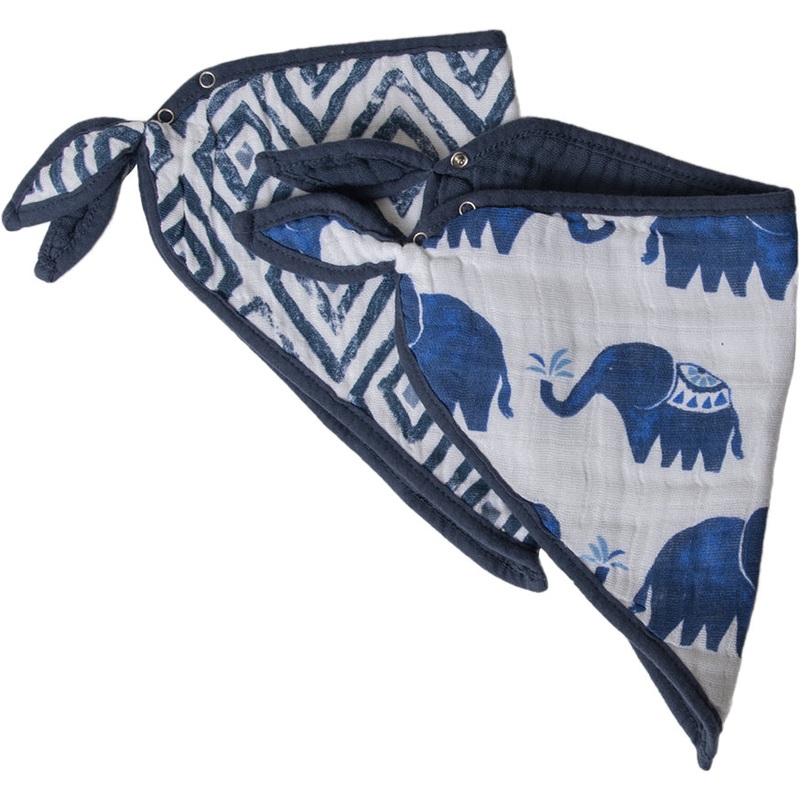 Little Unicorn Cotton Bandana Bib 2-Pack – Indie Elephant
