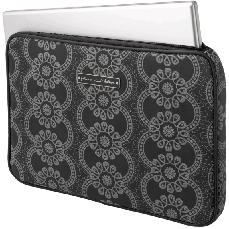 Petunia Pickle Bottom Carried Away Laptop Case in Evening in Innsbruck