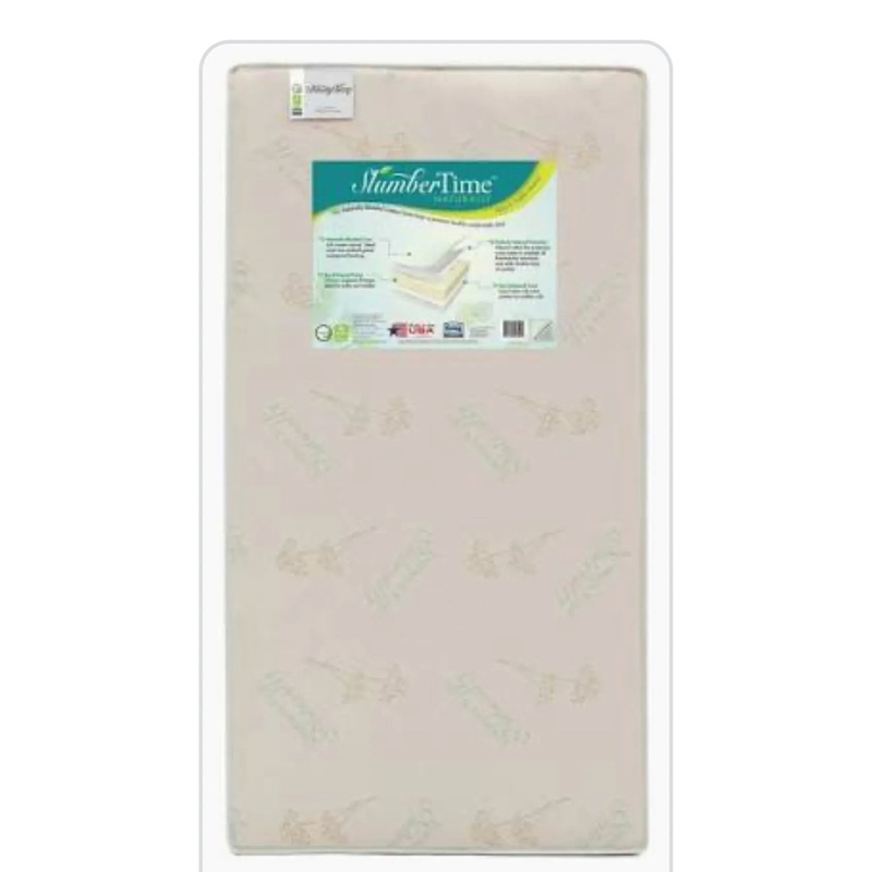 SlumberTime Naturally 4-Inch Mini Crib Mattress