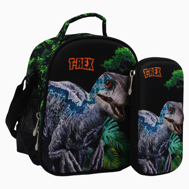 T-Rex School Set (Lunch Bag + Pencil Case)