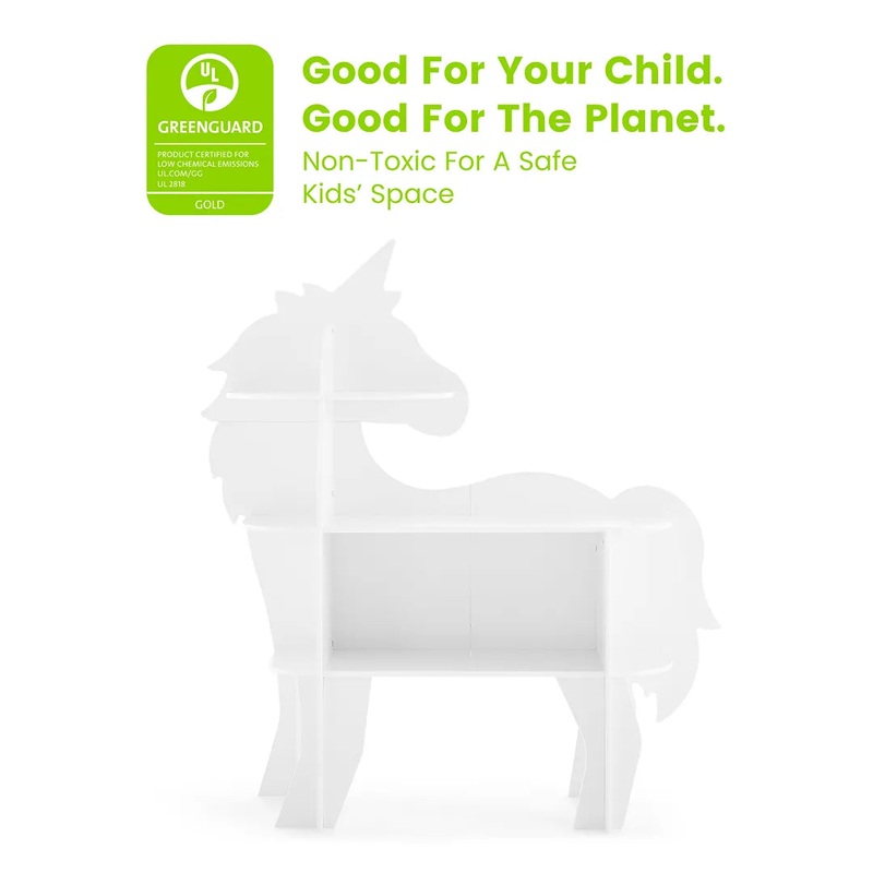Unicorn Bookcase – White