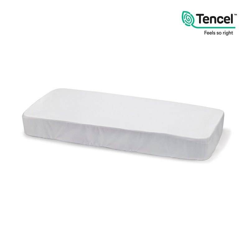 Universal Crib Waterproof Fitted Sheet Grey