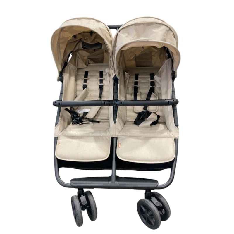 Zoe The Twin V2 Double Stroller, 2024, Sand