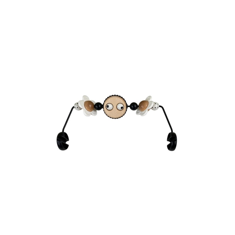 BabyBjorn Toy For Baby Bouncer, Googly Eyes Black & White
