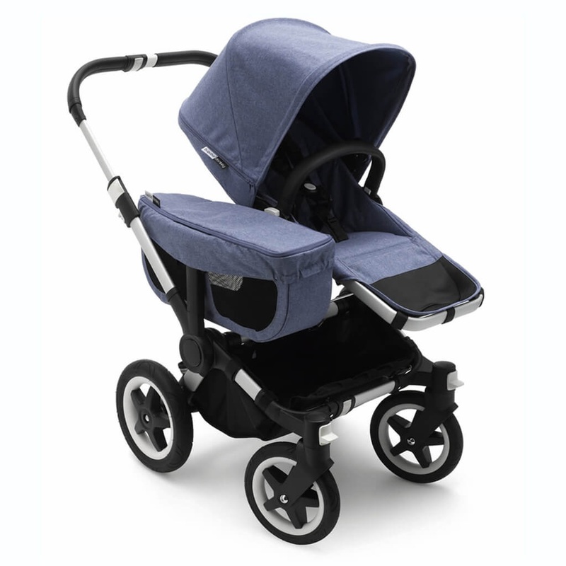 Donkey 2 Mono Complete Stroller Aluminum/Blue Melange/Blue Melange