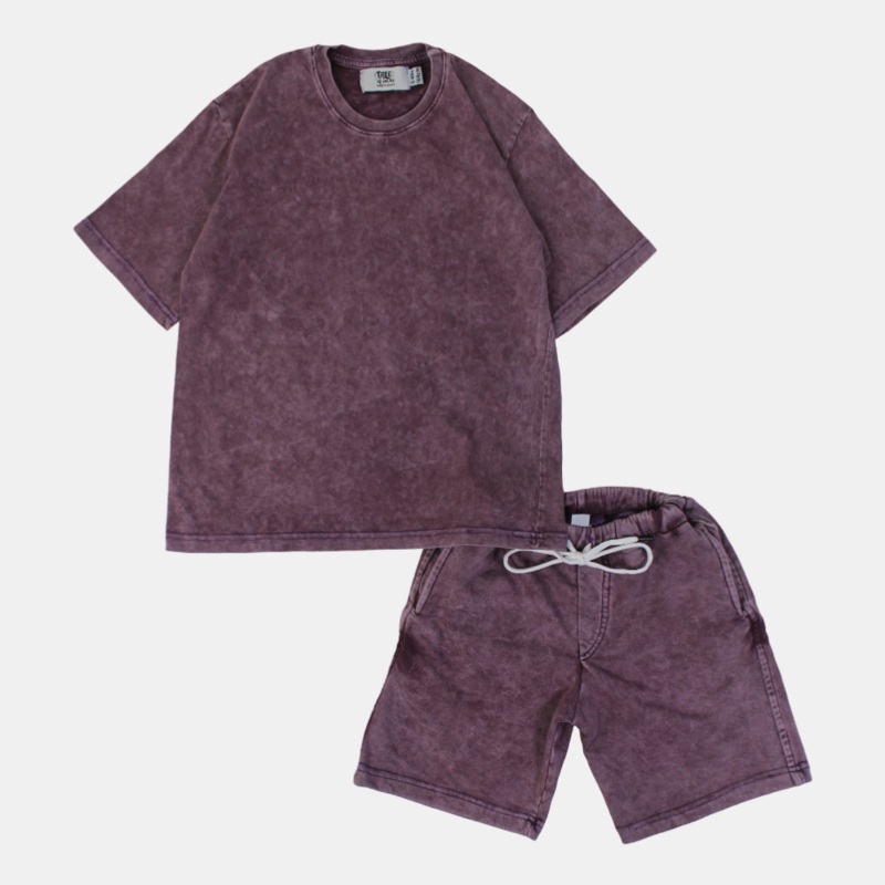 Girls Cotton Pajama  Purple