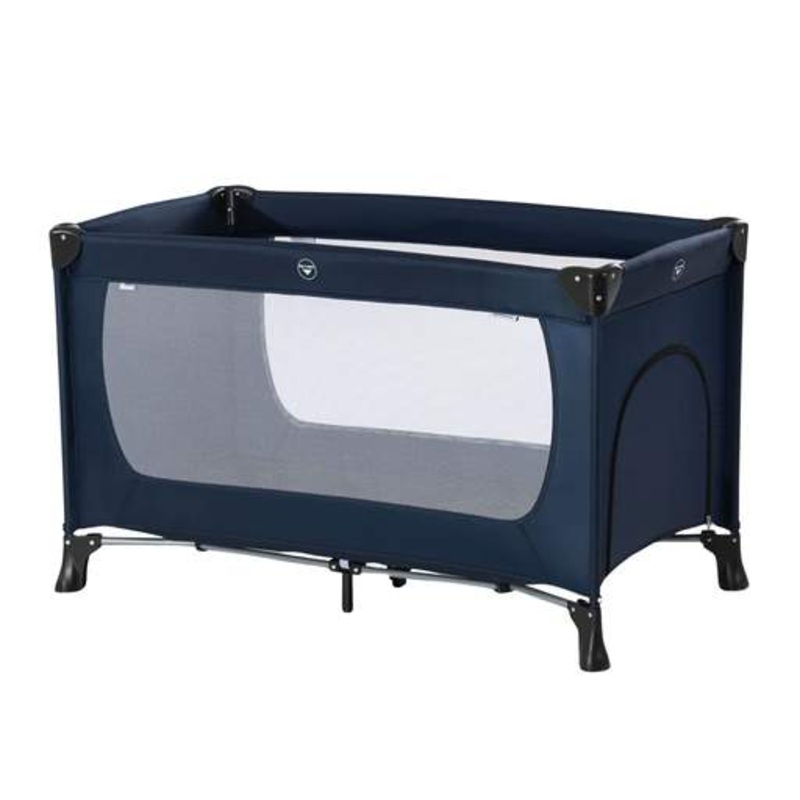 Hauck Dream N Play Plus Foldable Travel Bed and Playpen With Mattress, Navy Blue