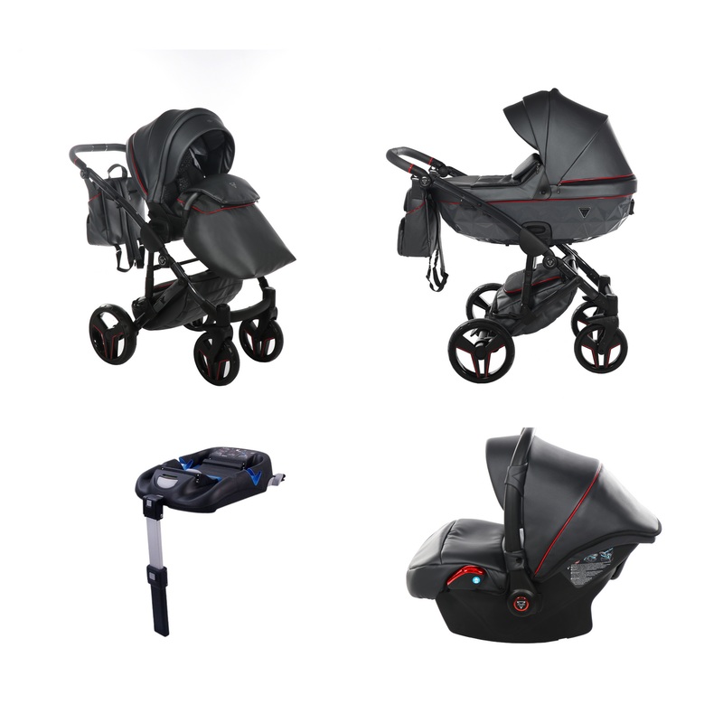 JUNAMA S-CLASS GRAPHITE – 4IN1 (INCLUDES CAR SEAT & ISOFIX BASE)