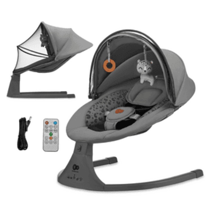 Kinderkraft Lumi 2 Baby Swing  Dark Gray
