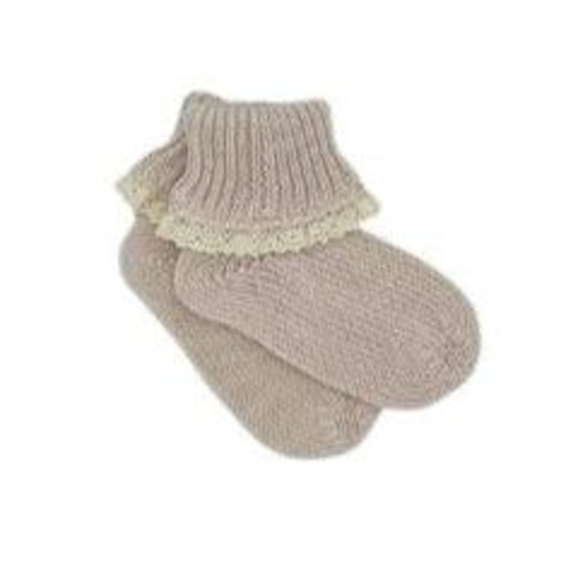 Li + Me – Knit Socks – Light Pink
