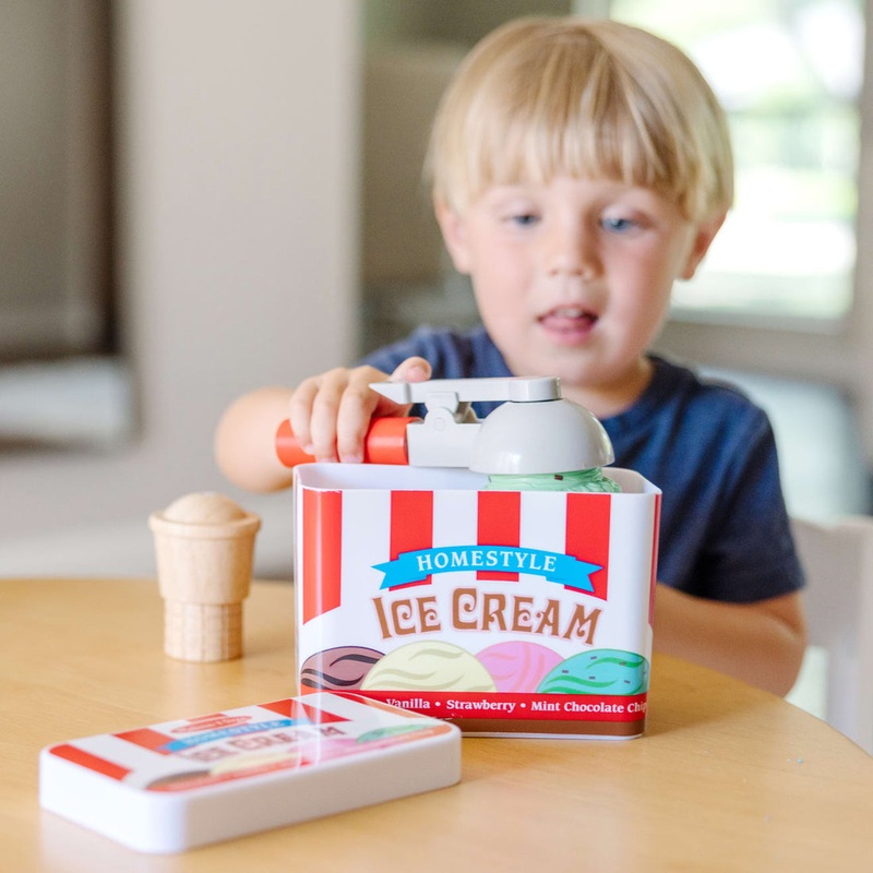 Melissa & Doug Scoop & Stack Ice Cream Set
