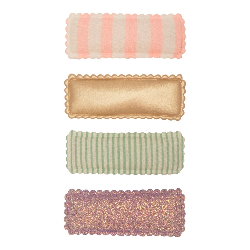 Mimi & Lula Stripy Rectangular Clic Clac Clips