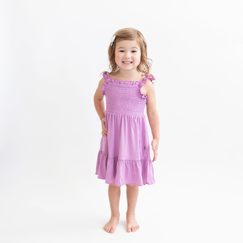 Smocked Dress in Poi
