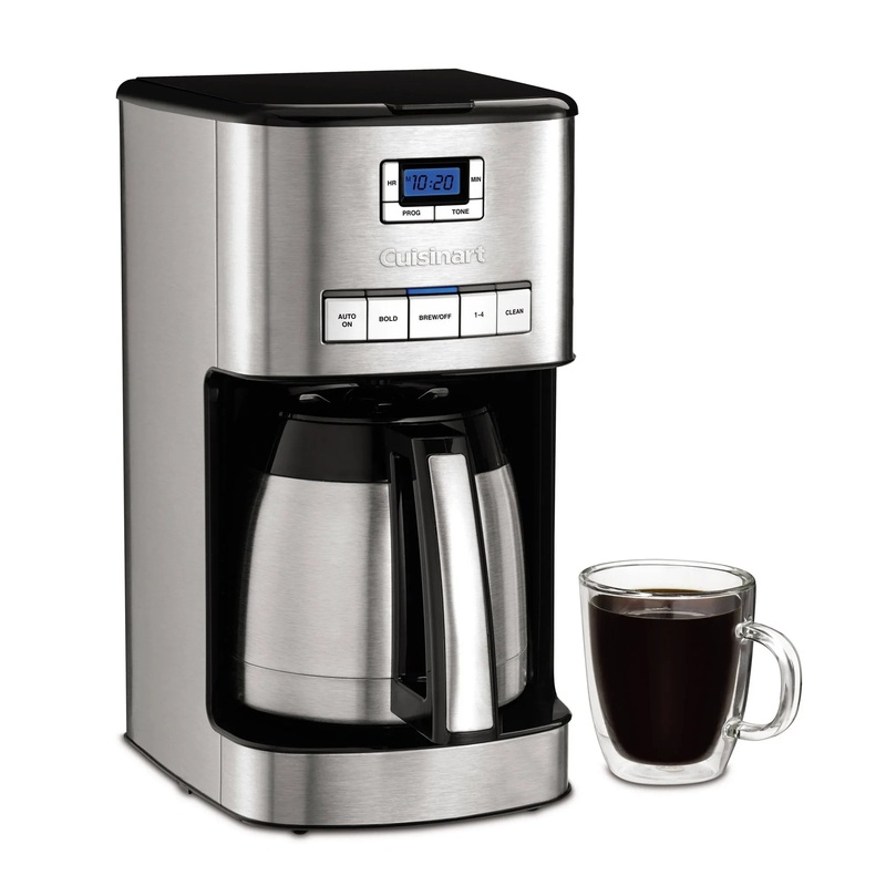 12-Cup Programmable Coffeemaker – Stainless Steel