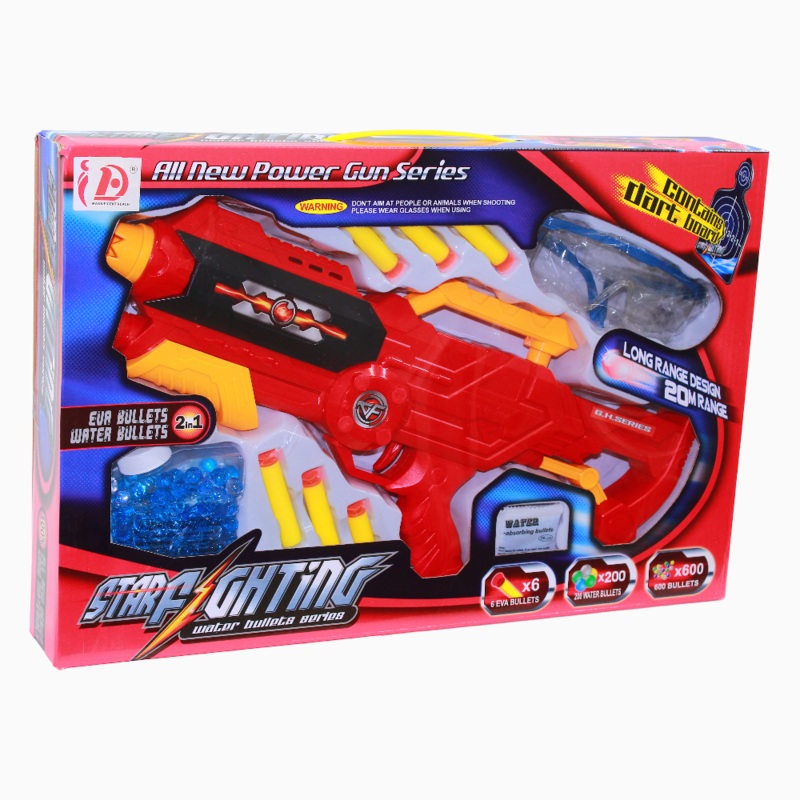 2-in-1 Soft Bullet & Gel Gun