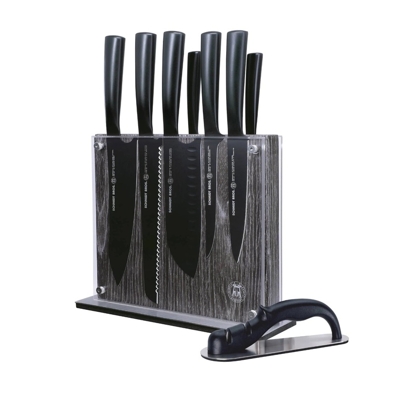 9pc Jet Black Series Knife Block Set