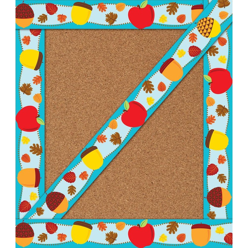 Apples & Acorns Straight Borders