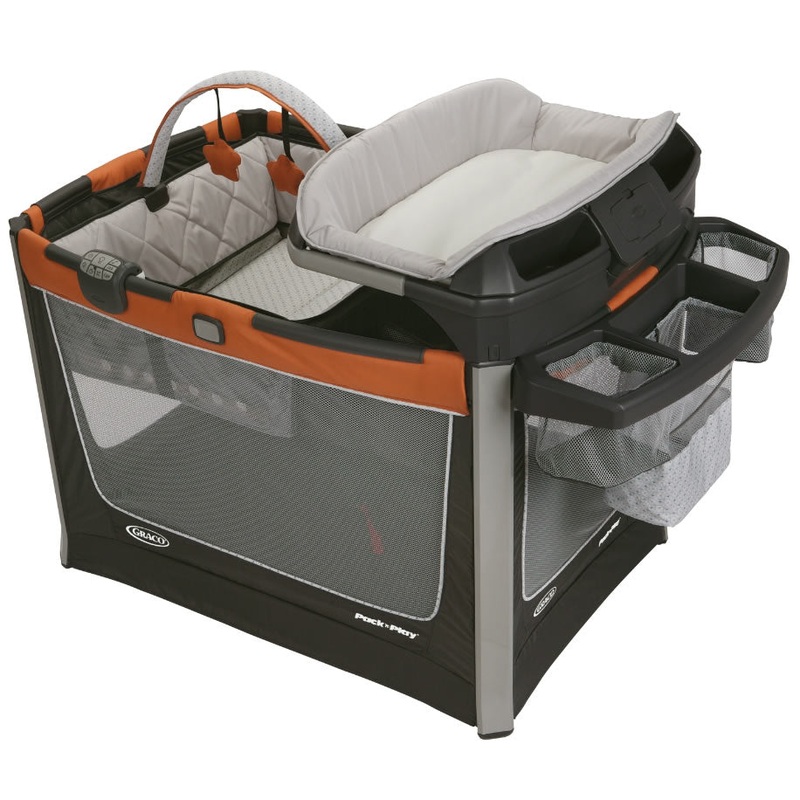 Graco Pack ‘n Play Playard Smart Stations – Tangerine