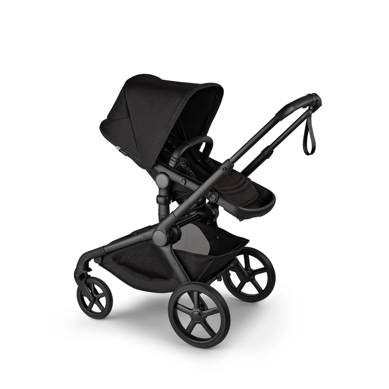 Kangaroo Single to Double Stroller – Midnight Black