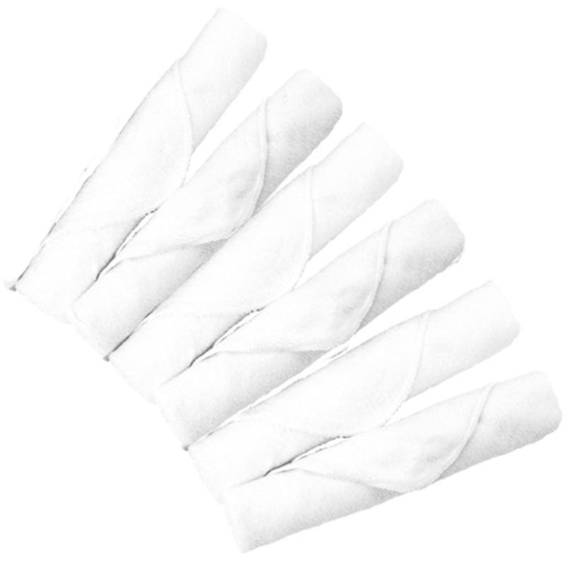 Kushies Baby Washcloths in White – 6 Pack