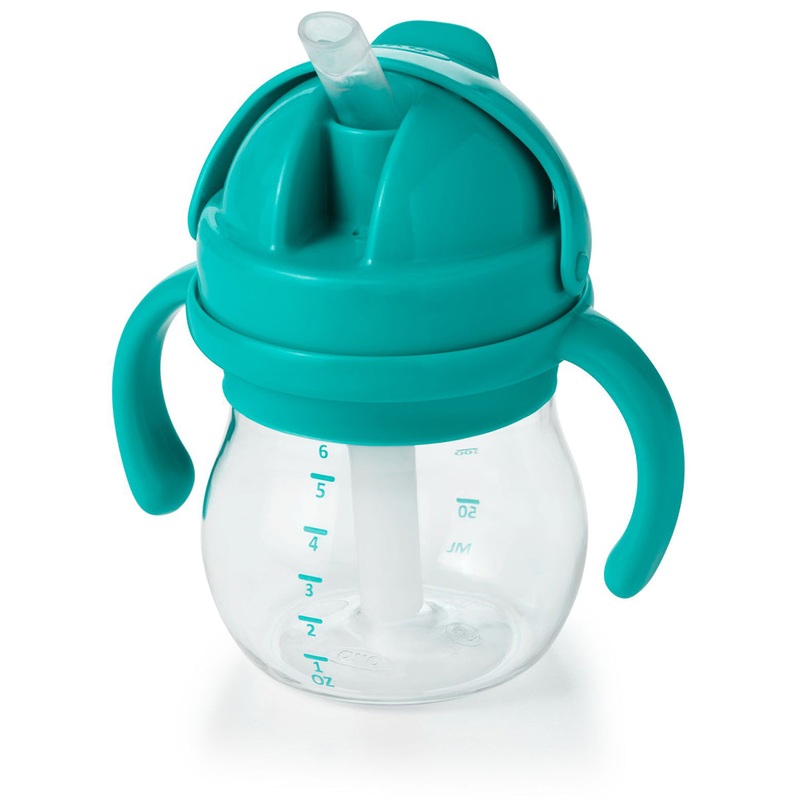 OXO Tot Transitions Straw Cup with Handles, 6 oz – Teal
