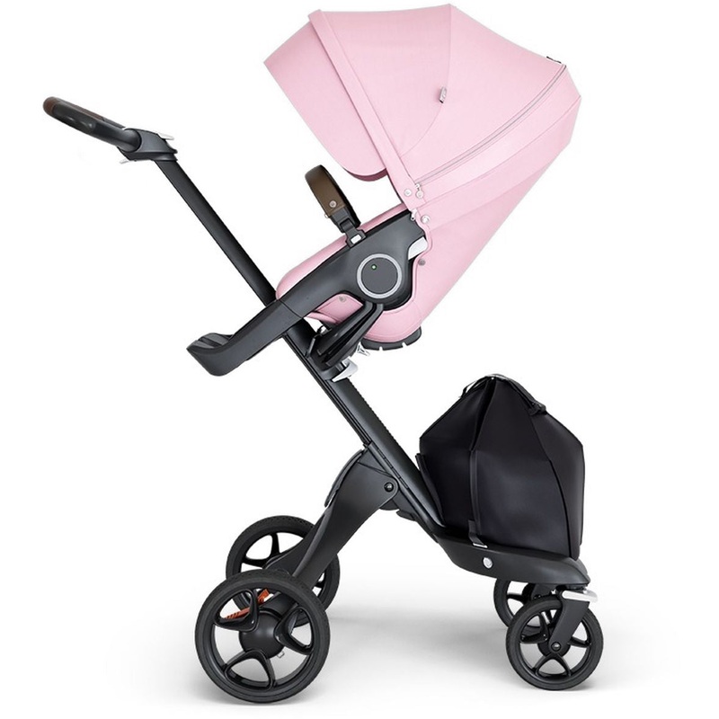 Stokke Xplory 6 Stroller – Lotus Pink/Black/Brown