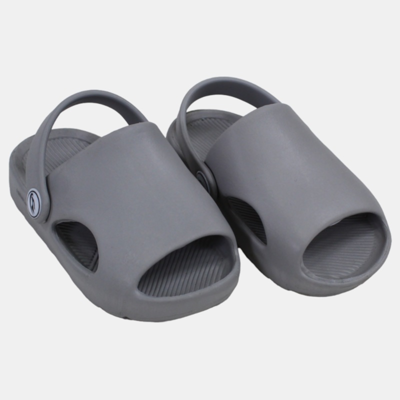 Unisex Baby Rubber Sandals  Grey Baby Speed