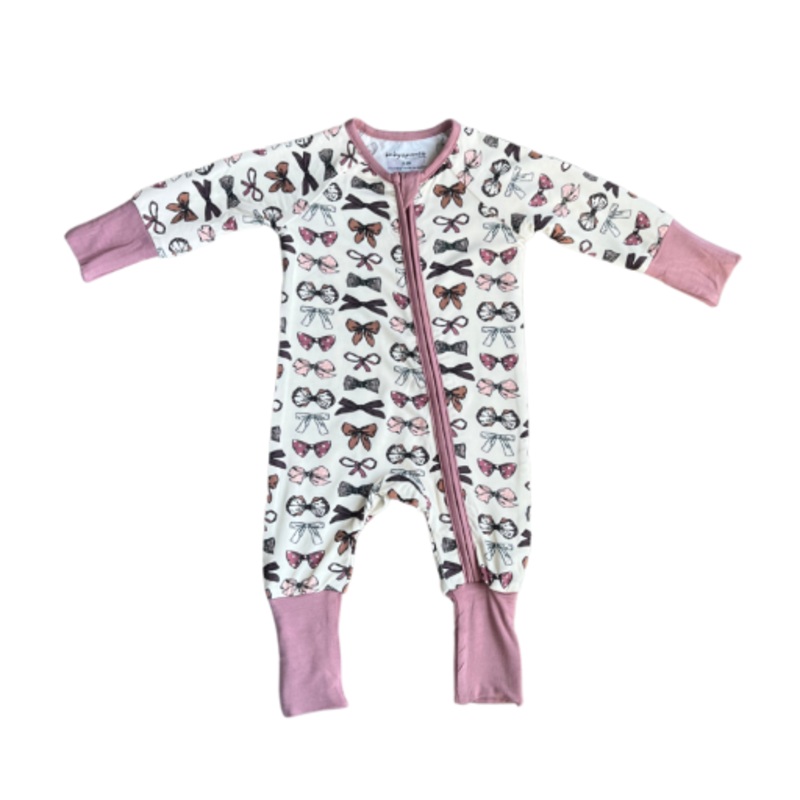 Baby Sprouts Footless Romper | Bows
