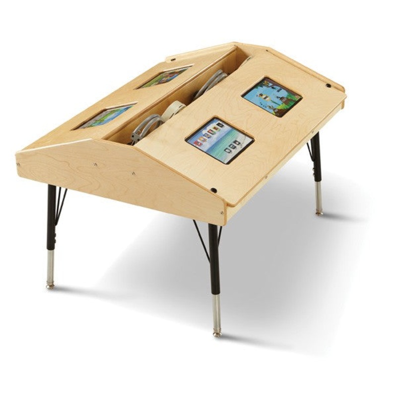 Jonti-Craft Quad Tablet Table – Stationary