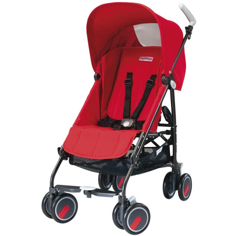 Peg Perego Pliko Mini Lightweight Umbrella Stroller – Fire Red