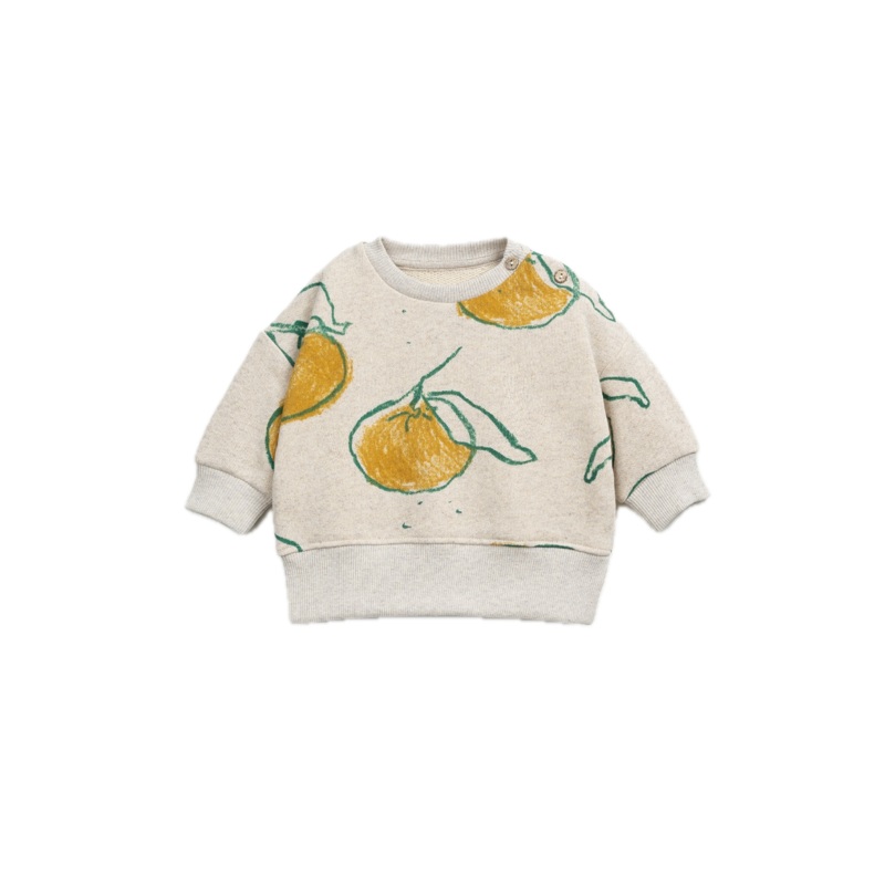 Play Up Organic Sweatshirt + Sweatpants Set – Oranges