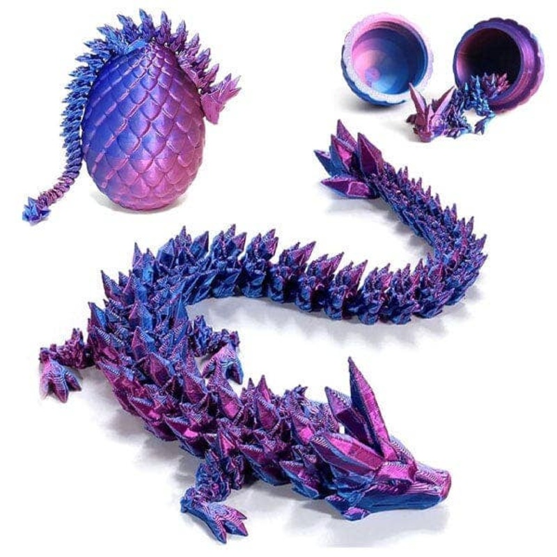 Showcase 3D Printed Dragon Scale Egg Fidget Toy