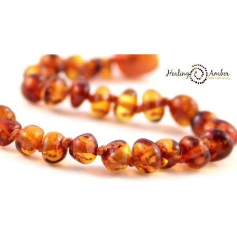 Baltic Amber Teething Necklace – 13 Inch