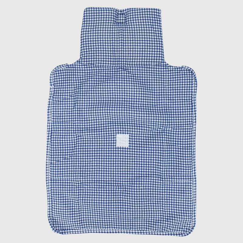 Blue Checkered Nappy Changing Mat