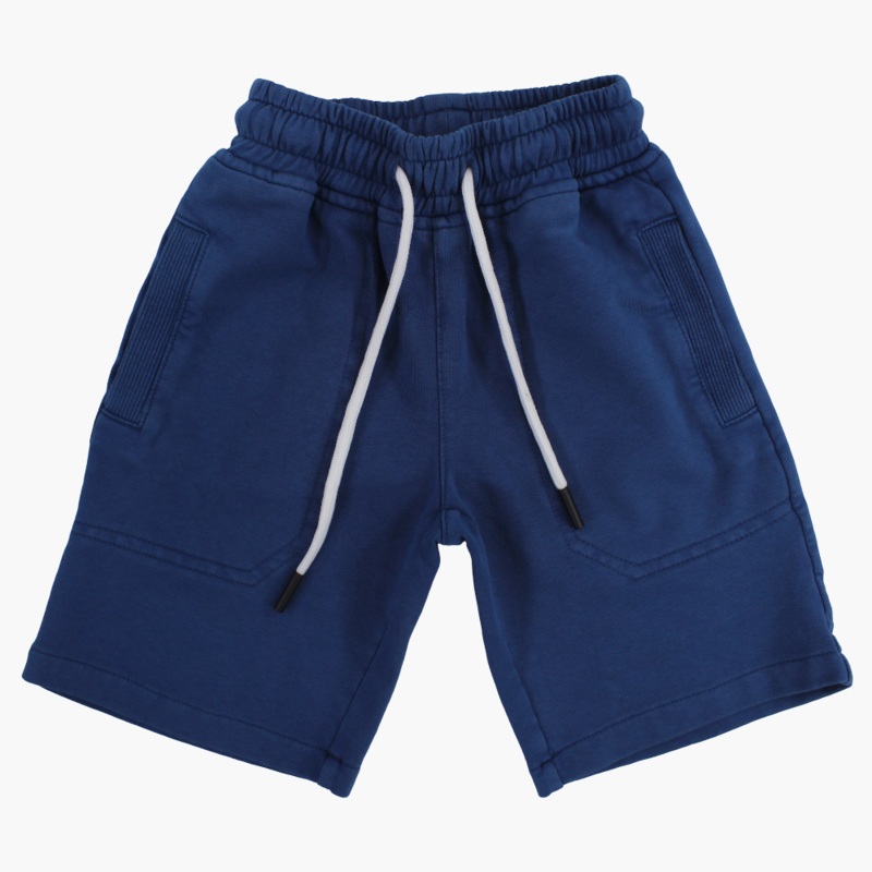 Boys Cotton Shorts – Indigo