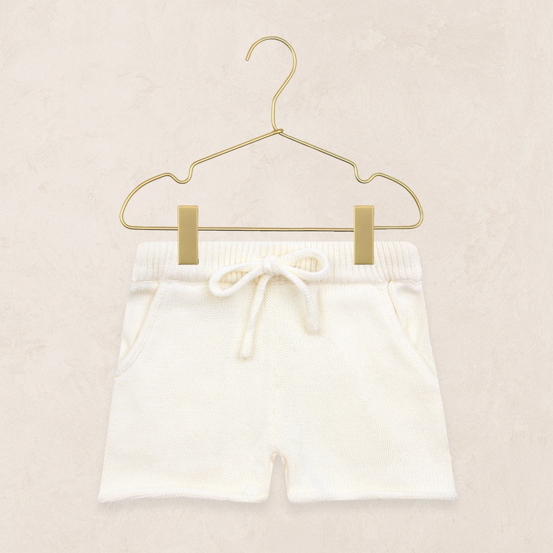 Knit Shorts – Ivory