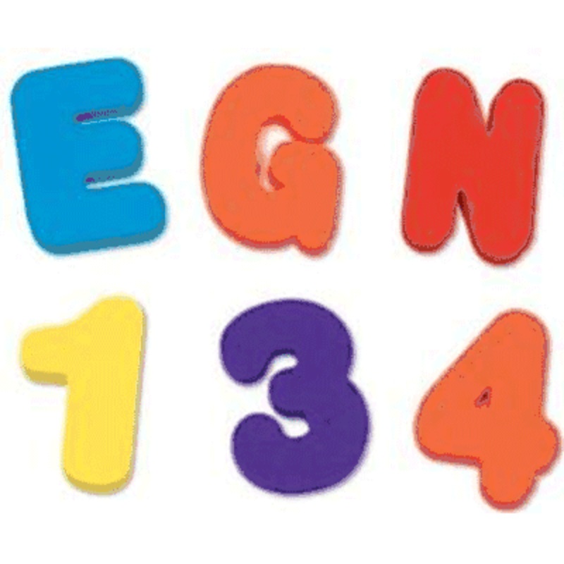 Munchkin Bath Letters & Numbers Bath Toy – Girl