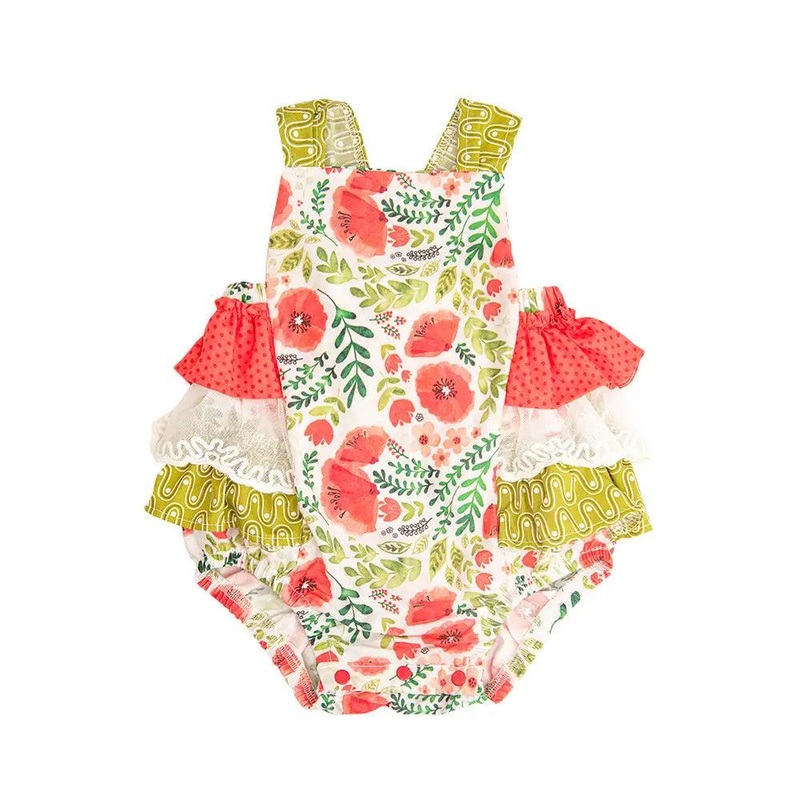 Poppy Garden Sunsuit