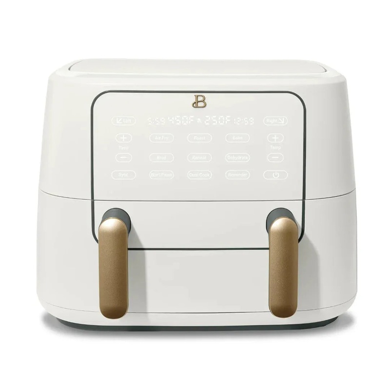 9 QT TriZone Air Fryer – White Icing by Drew Barrymore