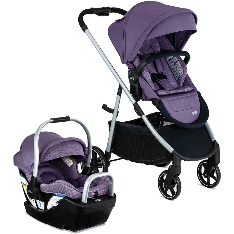 Britax OPEN BOX Willow Grove SC Travel System – Pindot Iris