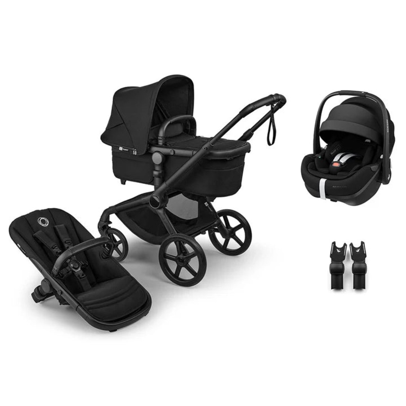 Bugaboo Fox 5 Renew + Pebble Pro 2 Travel System – Moon Grey