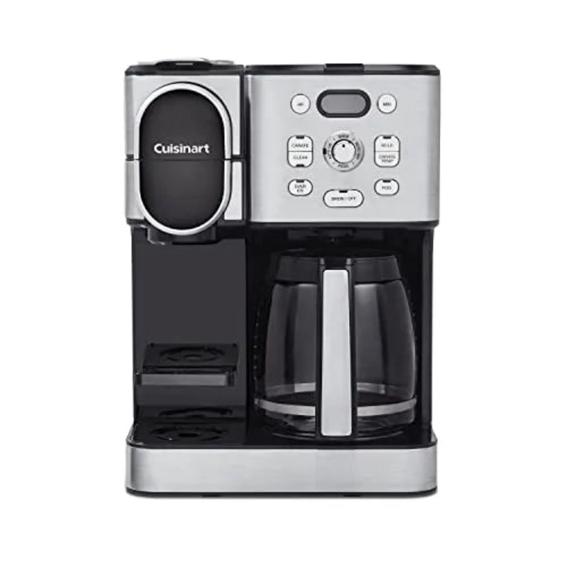 Coffee Center 2-in-1 Coffee Maker and Single-Serve Brewer Stainless Steel SS-16