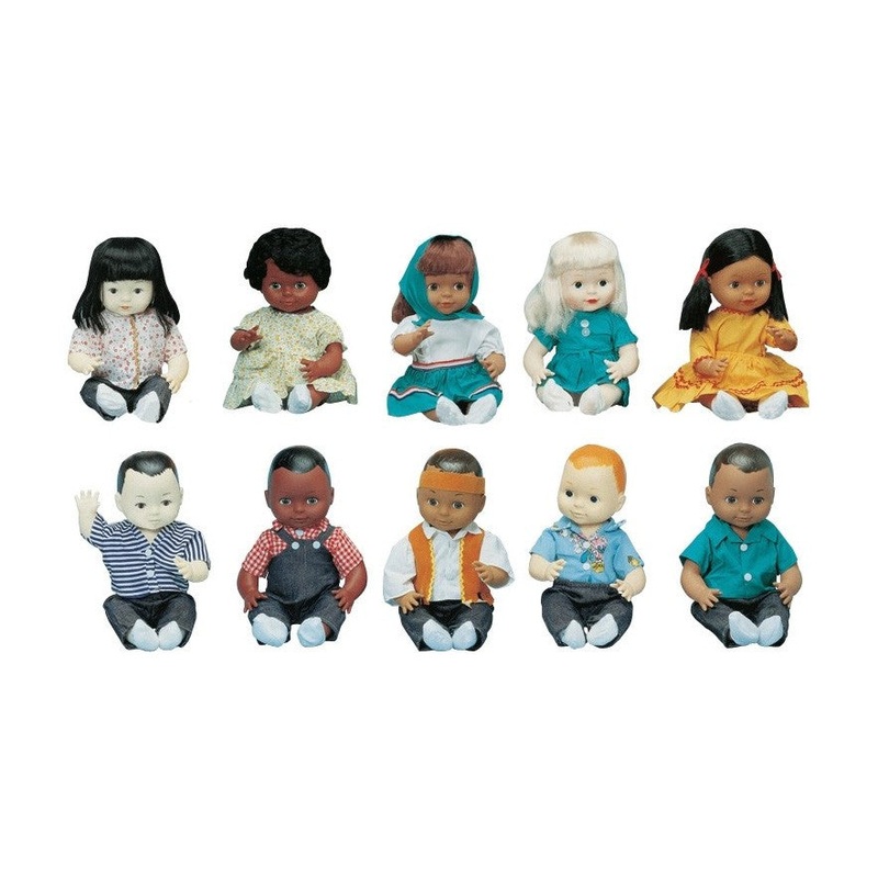 Multi-Ethnic School Dolls (Individual)