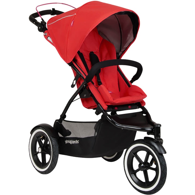 Phil & Teds Sport Stroller – Cherry