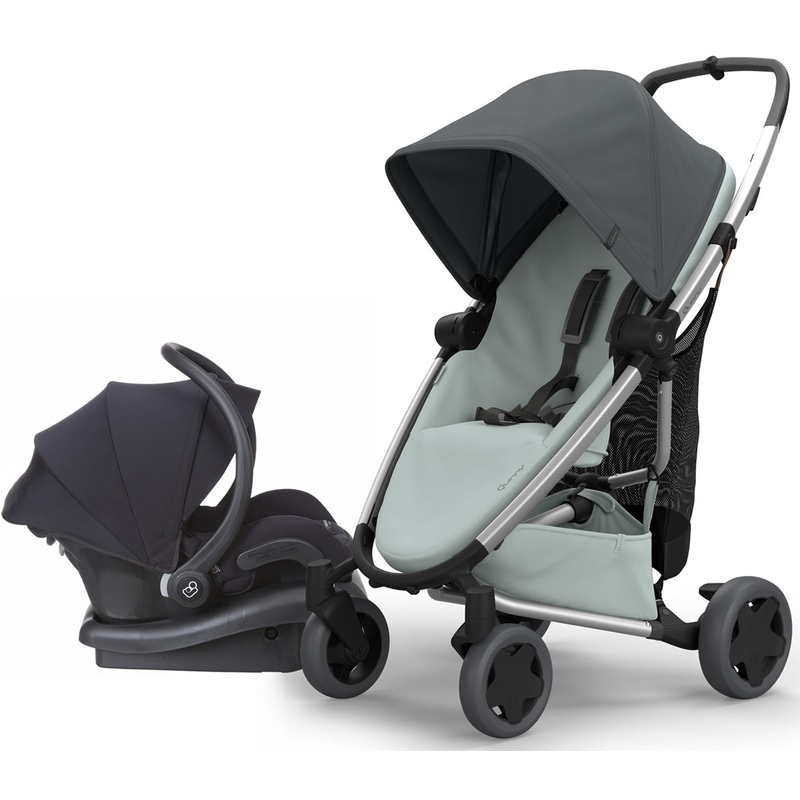 Quinny Zapp Flex Plus + Maxi-Cosi Mico 30 Travel System – Graphite on Grey