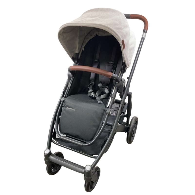 UPPAbaby CRUZ V2 Stroller, 2023, Anthony(White and Grey Chenille)