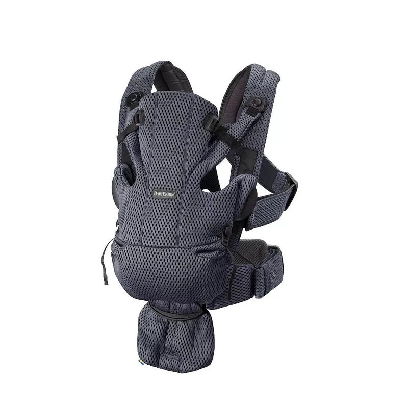 Baby Carrier Free in 3D Mesh – Anthracite (See Description)